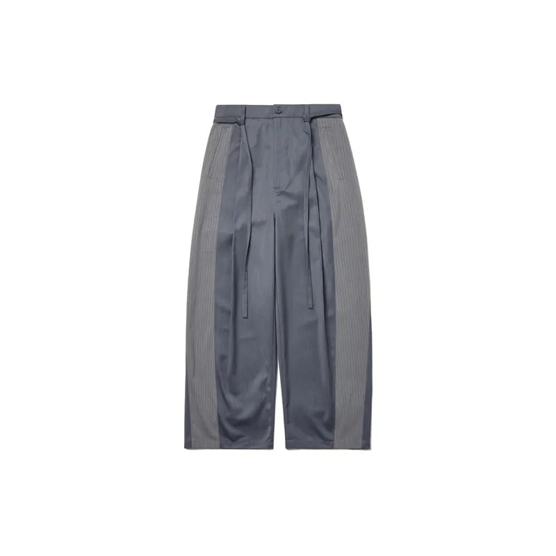 【SMOKA】MELSIGN April Stripe Splicing Trousers