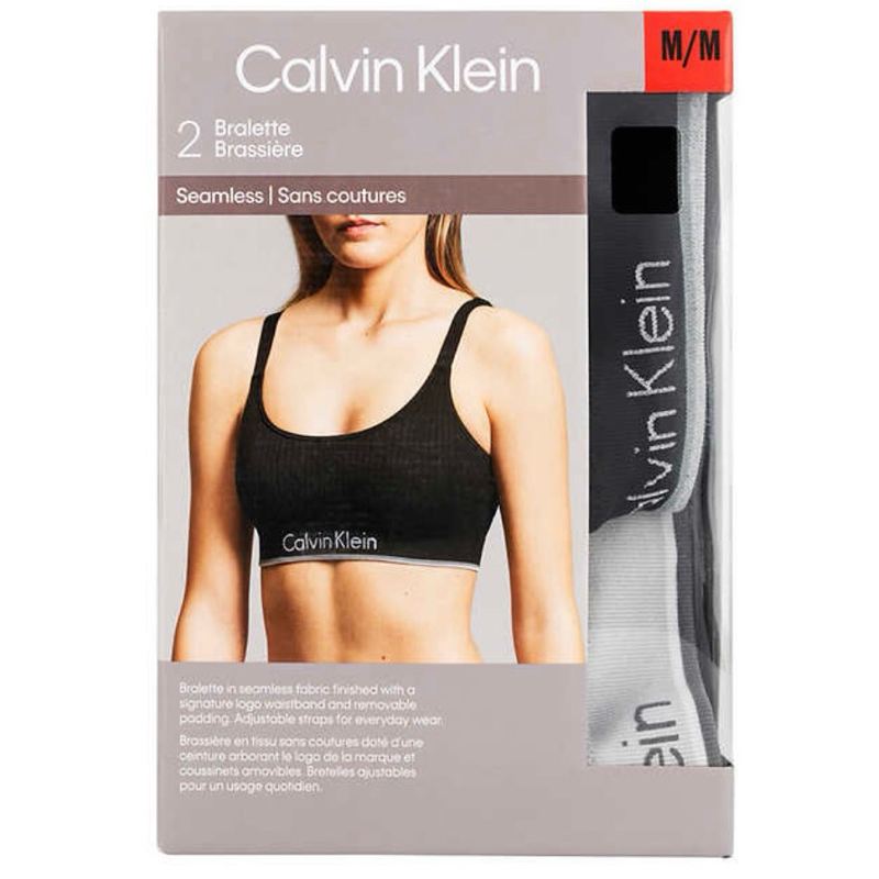 🇨🇦艾琳加拿大Costco連線代購🇨🇦 Calvin Klein 女Logo經典設計無痕內衣2件組
