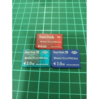 二手 sandisk 2gb 4gb memory stick pro duo ms 記憶卡 memory card