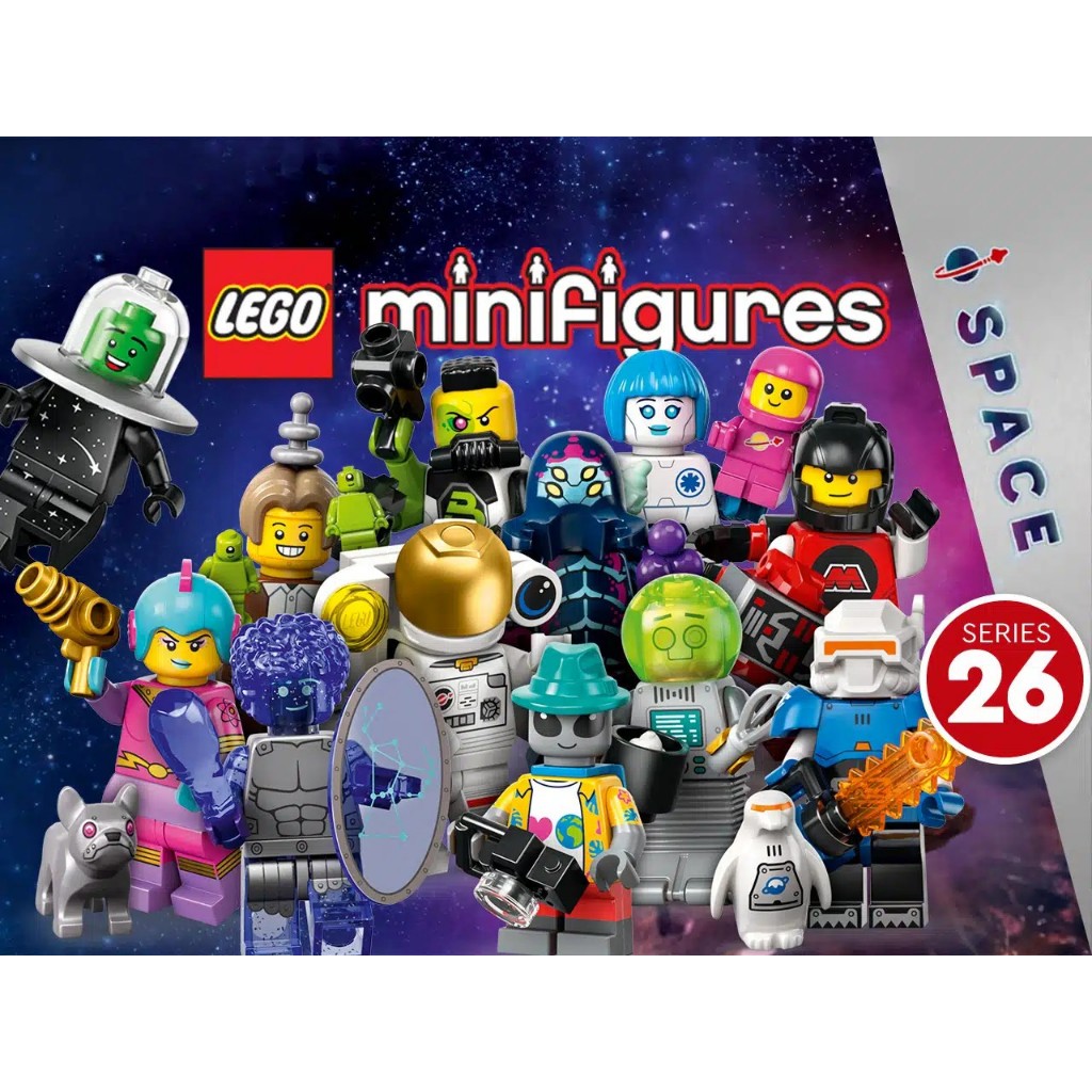 【椅比呀呀|高雄屏東】LEGO 樂高 71046 第26代人偶包 太空主題 Minifigures Series 26