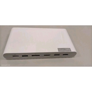 Lenovo 500 USB-C 通用 Dock(主機, 電源線,Type C傳輸線)
