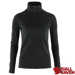 【Fjallraven 小狐狸】送》女 刷毛半門襟保暖長袖排汗衣 Skare Half Zip T恤 北極狐_89766