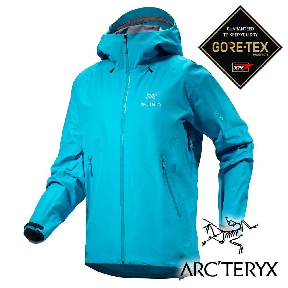 【Arc'teryx 始祖鳥】男Beta LT單件式GT防水外套『熱帶魚藍』X007301