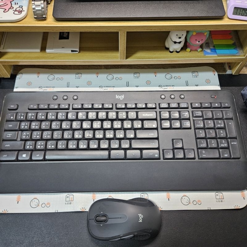 羅技 logi MK545 鍵盤 滑鼠組合（無線，靜音，手托）