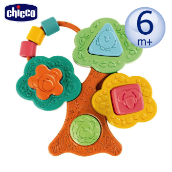 chicco ECO+益智趣味動物小樹 益智玩具 寶寶玩具 感官玩具 認知玩具【公司貨】小豆苗