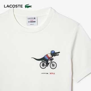 LACOSTE｜Lacoste x Netflix 限量聯名經典白T 全新