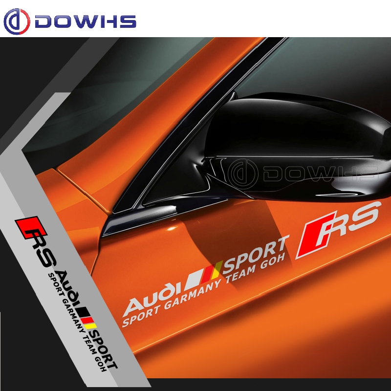 【數位光電】 奧迪Audi 車身拉花 Audi RS 卡鉗貼紙 Sports 剎車裝飾貼 車身貼紙 S卡鉗 改裝車貼 耐
