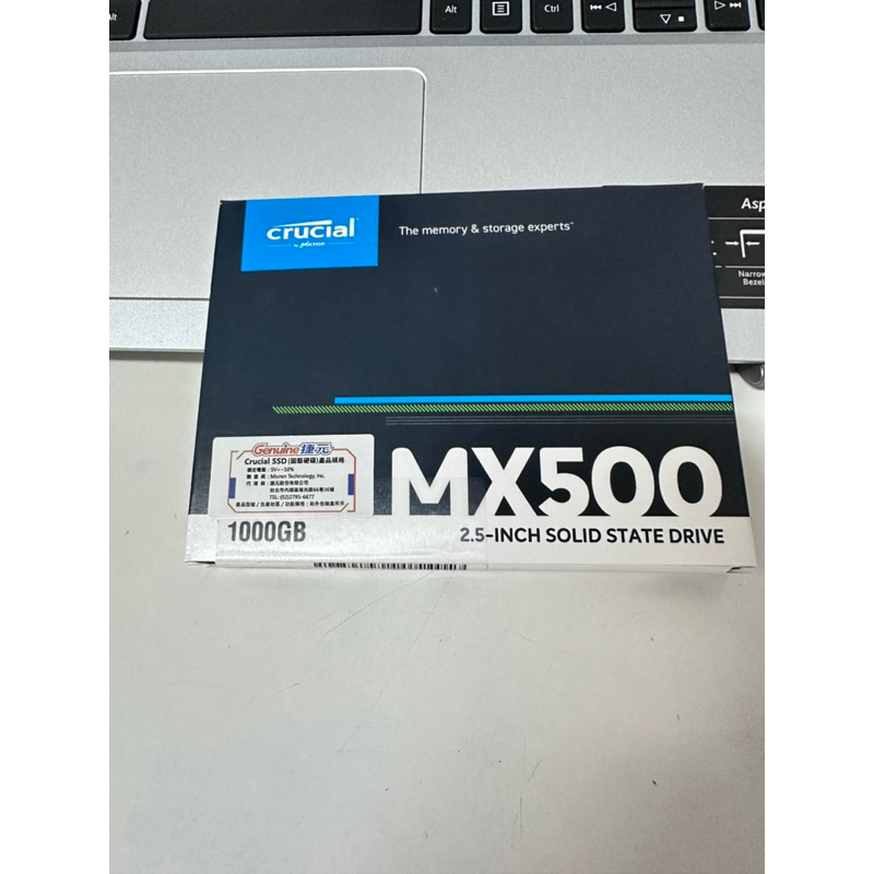 Crucial 美光 MX500 SATA固態硬碟  1000G（1T)