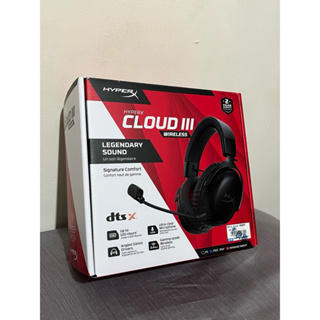 HyperX Cloud III Wireless 颶風3 無線耳機麥克風 黑色