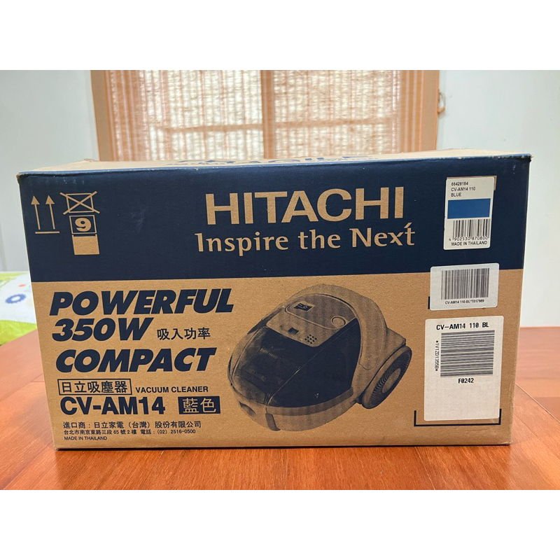 二手 HITACHI日立 350W吸塵器 CV-AM14 藍色