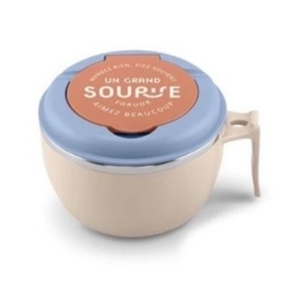 0FU SOURIRE 微笑不銹鋼輕食隔熱碗 泡麵碗 湯碗 950ml