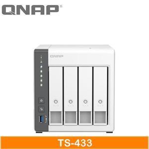 QNAP TS - 433 - 4G 網路儲存伺服器 ★搭載ARM   4 - core   Cortex - A55
