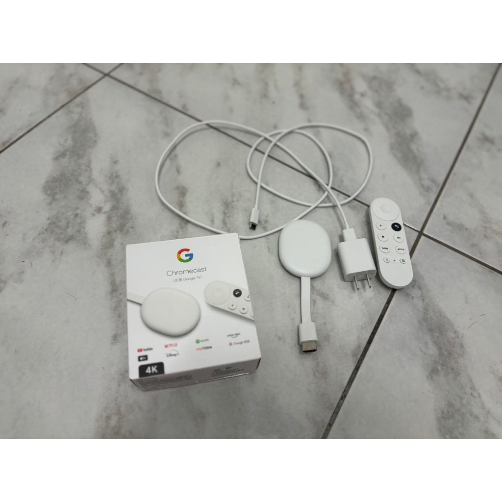 Chromecast with Google TV 4K（白色）