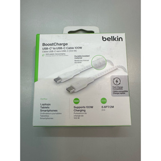 Belkin Braided USB-C 100W 傳輸線 2M 全新未拆 只有一組