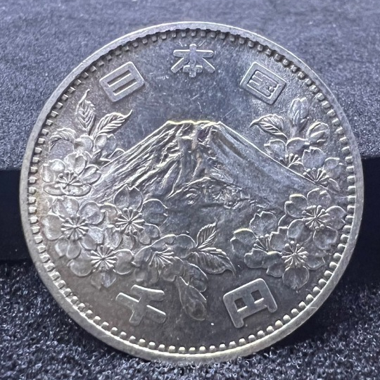 日本1964年(昭和39年) 東京奧運 1000円 銀幣