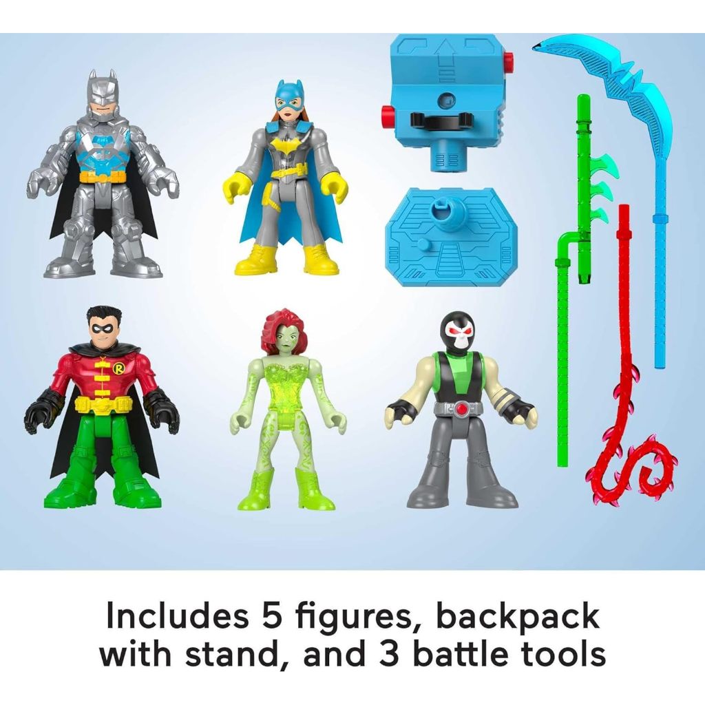 預購🚀空運🚀美國Imaginext DC 蝙蝠俠 公仔娃娃玩具 費雪 Batman 發射車Robin Bane