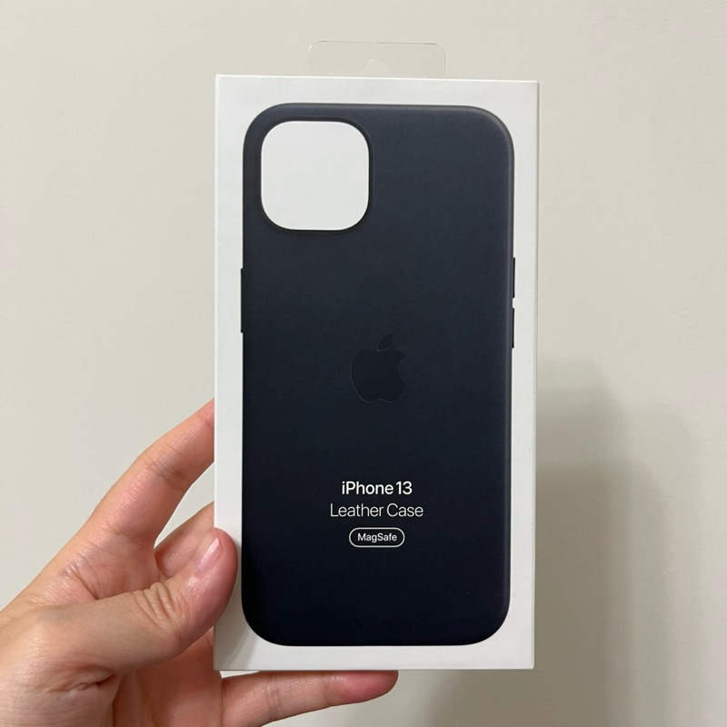 iPhone 13蘋果原廠保護殼（皮革）支援MagSafe