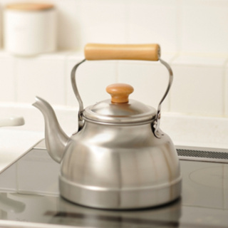 日本千歲復古木柄 煮水壺 2.7L IH爐適用 不銹鋼水壺 咖啡壺 茶壺 燒水壺 手沖壺