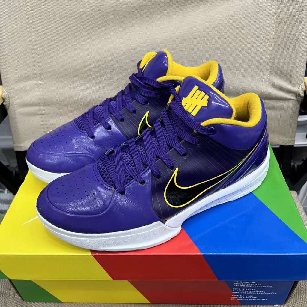 《二手寄賣》Nike Kobe 4 UND 紫金 US8.5 無盒