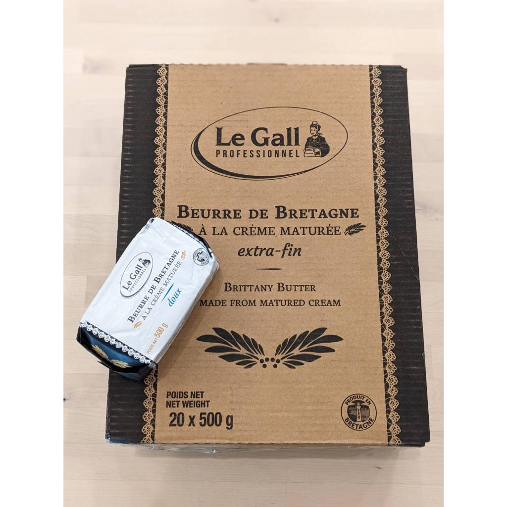 燈塔發酵無鹽奶油 Le Gall 法國 LACTIC UNSALETD BUTTER-10入/1箱 【 穀華記食品原料】