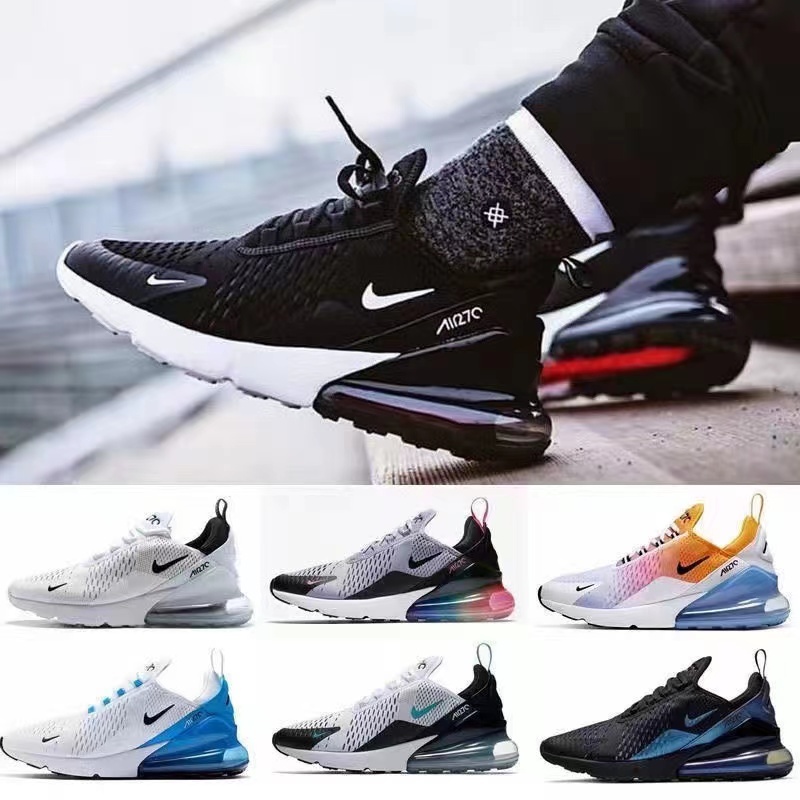 NIKE男女鞋夏季AIR MAX 270氣墊緩震透氣運動跑步鞋AH8050-002