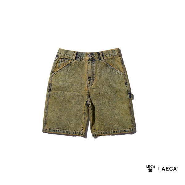 GOODFORIT / 韓國AECA  Pigment Dyed Denim Shorts異色顏料染水洗單寧短褲