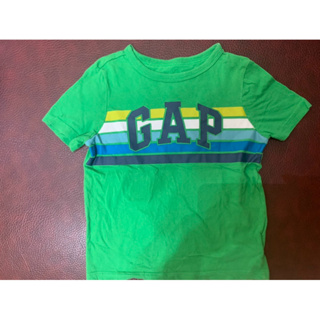 美國GAP童裝綠色Logo短袖上衣