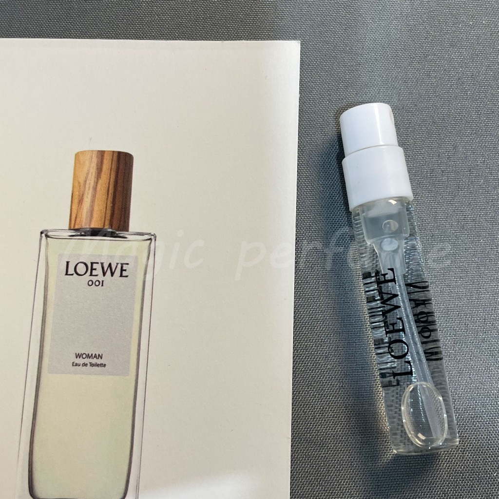 羅意威 001女士淡香水（事後清晨女士）Loewe 001 Woman EDT-2ml香水樣品試用裝 香氛噴霧 旅行香水