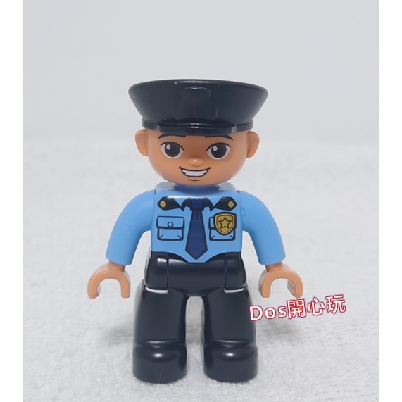 【Duplo 得寶】人偶 警察 男生，LEGO 大顆粒