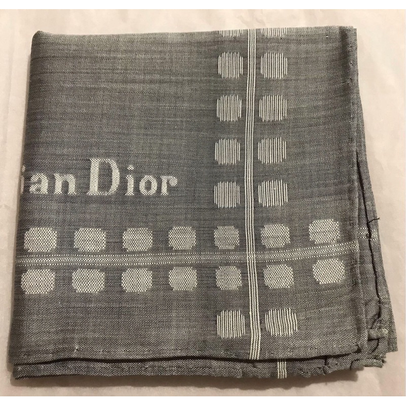 日本手帕  擦手巾  Christian Dior  no.172-2-3-4 48cm 灰色