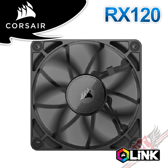 海盜船 CORSAIR iCUE LINK RX120 風扇 無光 PCPARTY