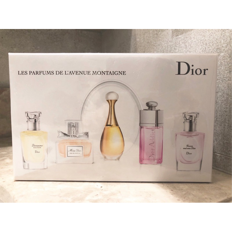 Dior【Les Parfums De L'avenue Montaigne】小香水禮盒五件組，已收訂