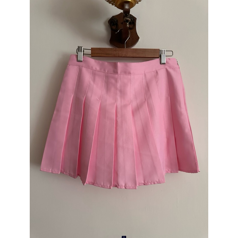 制服裙 短裙 學生裙 粉色深藍色