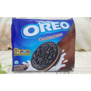 OREO 奧利奧 夾心餅乾 (9包隨手包) 【巧克力口味】即期品 (售完為止)