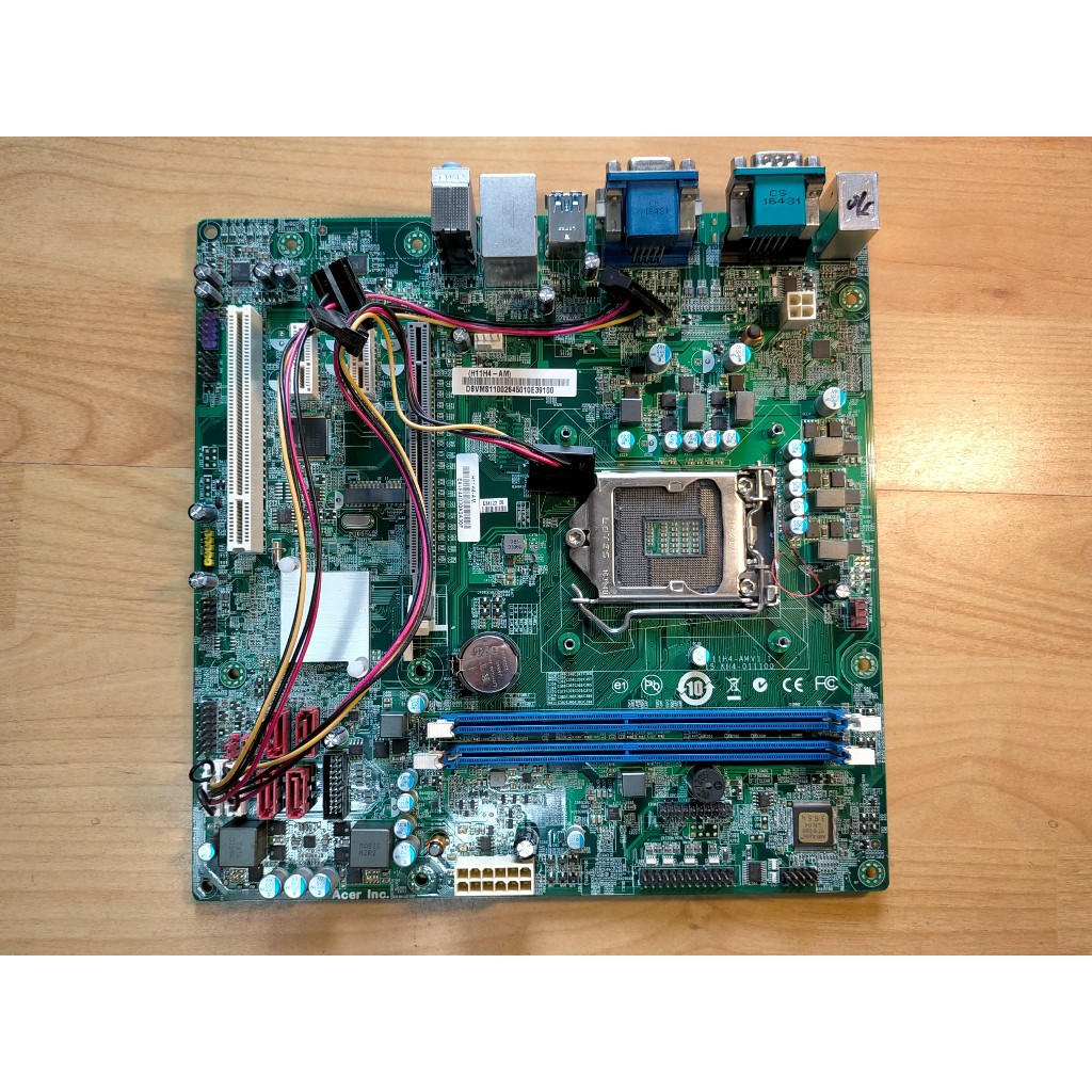A.1151主機板-H11H4-AM宏碁 VERITON M2640G DDR4雙通 12+4PIN主電源 直購價480
