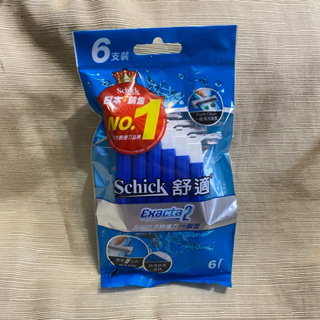 Schick 舒適牌 刮鬍刀 高級防滑輕便刀 拋棄式刮鬍刀 一般型 6支裝