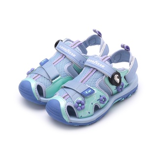 GOODYEAR 玩趣酷夏 護趾磁扣運動涼鞋 湖綠紫 GAKS48917 中大童鞋