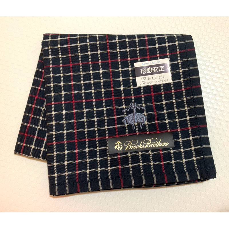 日本製 Brooks Brothers 紳士手帕 男用手帕 方巾
