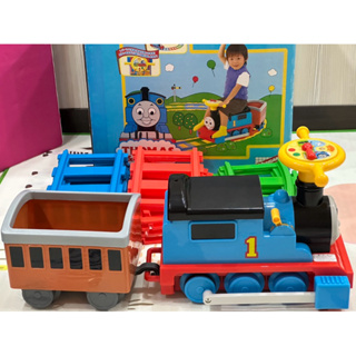 （二手玩具）正品 好孩子 Thomas & Friends湯瑪士 電動小火車 兒童可坐 軌道 小火車 可乘坐