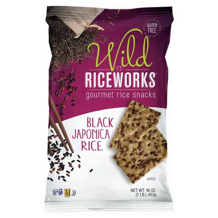 好市多 COSTCO 美國 Riceworks 黑米脆片 米脆片 黑米 米餅 米餅乾 453克 Rice Cracker