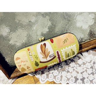 日光小巷-手創品 自然風花草集眼鏡盒,收納盒/可愛小櫻桃鑰匙圈/吊飾