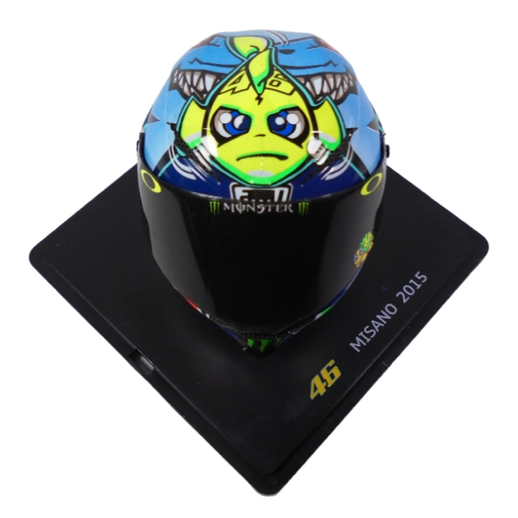 羅西 Rossi 46 鯊魚帽 1/5 AGV MISANO 2015 安全帽 頭盔 模型 MotoGP