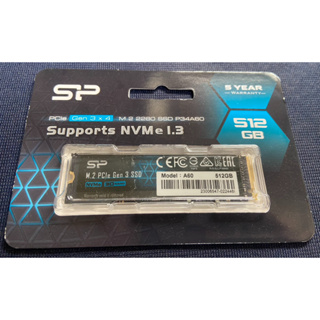 沛佳 含稅自取價960元 SP廣穎 512GB 512G M.2 PCIe固態硬碟 SP512GBP34A60