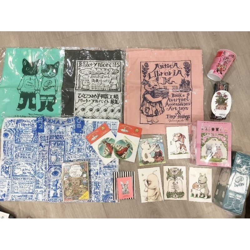 日本樋口裕子HIGUCHI YUKO 明信片 貼紙 杯子 迷你畫冊 購物袋 現貨在台 日本帶回