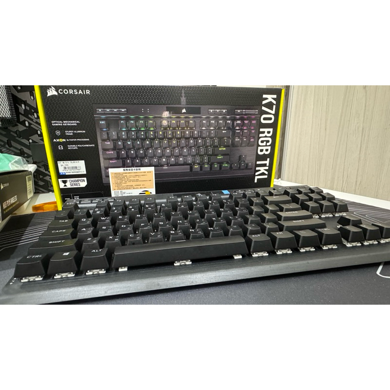 【Corsair】二手鍵盤 K70 RGB TKL 9成新