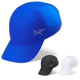 【Arcteryx 始祖鳥】Calvus Cap 透氣遮陽帽 黑 空氣灰 生命藍 棒球帽 X000006346