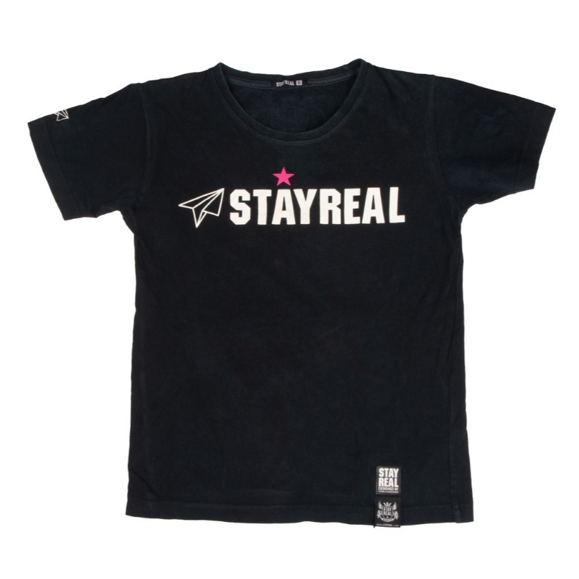 古著 二手 衣物 復古 STAYREAL T恤 短袖 紙飛機短T