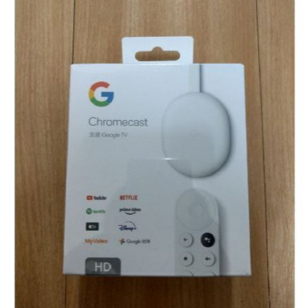 (全新未拆封) Google Chromecast 第四代 台灣公司貨 第4代 (HD版本) 支援Google TV