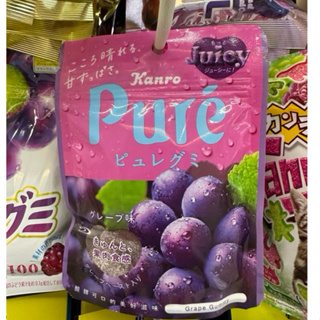 (現貨) 日本🇯🇵冬季限定 Kanro Pure 軟糖 心型軟糖 葡萄 Premium 草莓