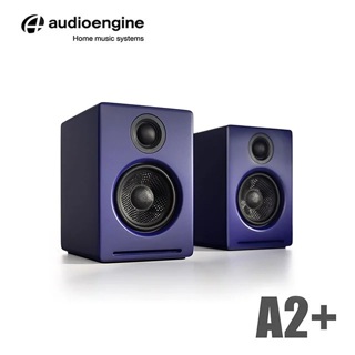 藍色新上市【Audioengine 台灣】A2+ wireless主動式立體聲藍牙書架喇叭-美國品牌/3.5mm立體聲